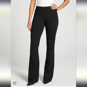 Betabrand Classic Dress Pant Yoga Pant Bootcut, Large